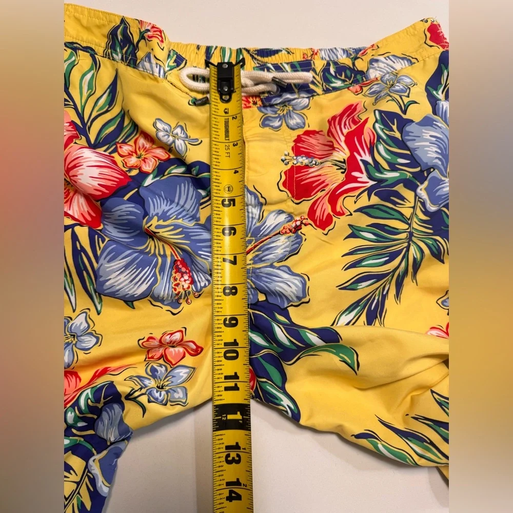 Polo Ralph Lauren Swim Shorts Mens Size Medium Lined Swimwear Trunks Beach Surf - Picture 9 of 11